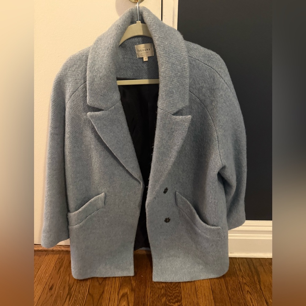 Sezane Wool Blend Ander Coat